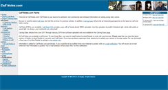 Desktop Screenshot of calfnotes.com